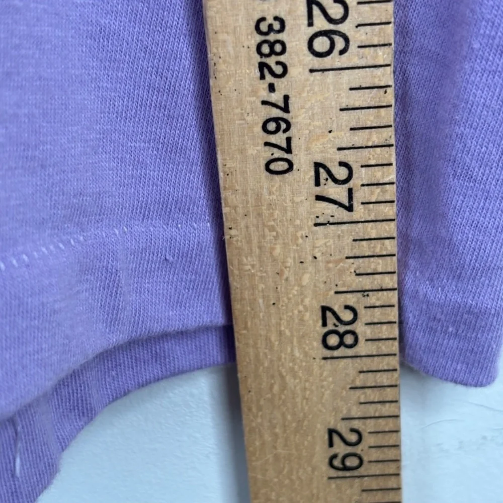 VTG 80s Single Stitch T Shirt L Iditarod 1987 Purple Graphic Spellout Retro USA - Picture 7 of 9